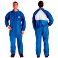 3M 3M„¢ Disposable Coverall, Knit Cuffs & Knit Ankles, Blue, Large, 4530CS-BLK-L , 25/Case 7000089024